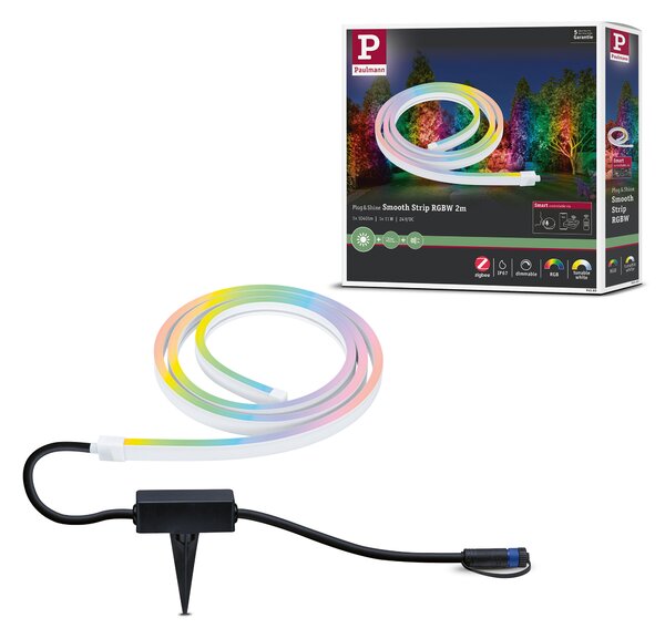 Paulmann 94560 Plug&Shine Neon LED pásek RGBW 11W, 2m IP67, ZigBee, 24V