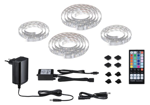 Paulmann 78876 MaxLED TV Comfort, sada RGBW LED pásku za televizi s úhlopříčkou 65" 22W, dálkové ovládání