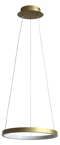 Zlaté závěsné LED svítidlo Lune kulaté 30cm 18W - Candellux - LED lustry a svítidla > Kolekce svítidel > Kolekce svítidel LUNE