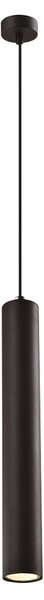 Candellux Černý závěsný lustr Tubo 40cm pro žárovku GU10 31-78551