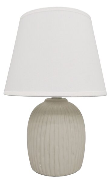 Stolní lampa FANNY šedá/bílá