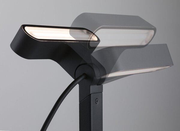 Paulmann 94544 Plug&Shine Ito Horizontal, zahradní spot s trnem 6W LED 3000K, antracit, výška 37cm, IP65