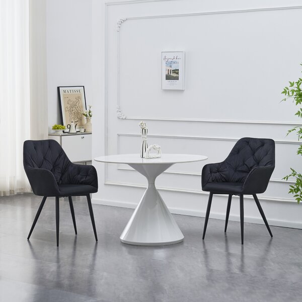 Designové křeslo, černá Velvet látka, VERIO NEW