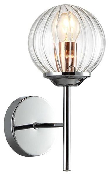Candellux Chromové nástěnné svítidlo Best pro žárovku E14 21-67234