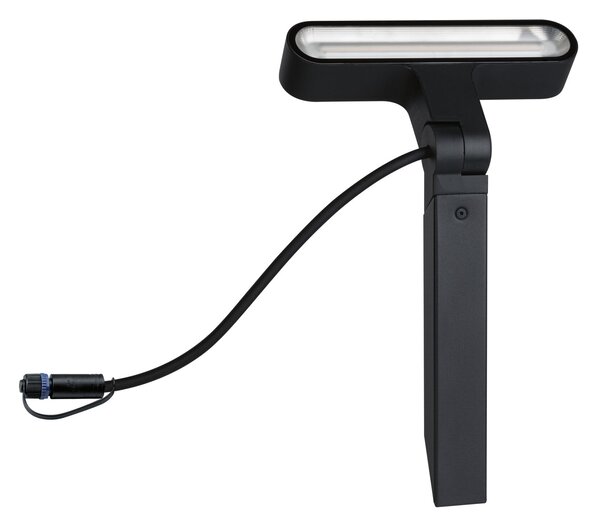 Paulmann 94544 Plug&Shine Ito Horizontal, zahradní spot s trnem 6W LED 3000K, antracit, výška 37cm, IP65