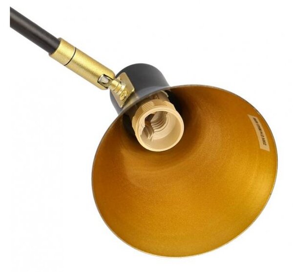 Černo-zlatý závěsný lustr Less pro žárovku 3x E14 - Candellux - LED lustry a svítidla > Kolekce svítidel > Kolekce svítidel LESS