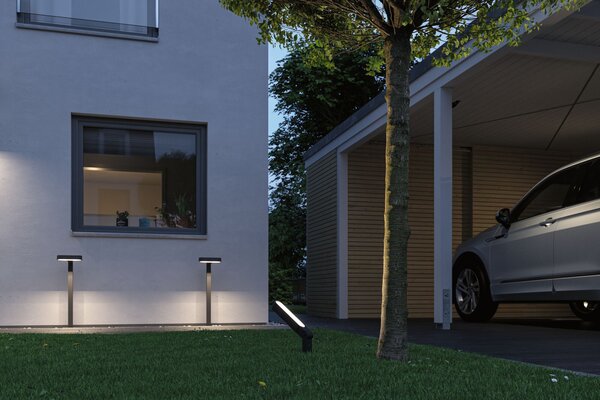 Paulmann 94546 Plug&Shine Ito Horizontal, zahradní sloupek, 6W LED 3000K, antracit, výška 70cm, IP65