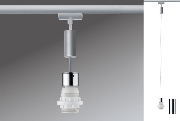 Paulmann 95436 2Easy Basic, závěs pro systém Urail, 1x20W E27, matný chrom