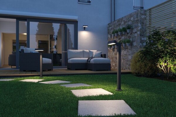 Paulmann 94546 Plug&Shine Ito Horizontal, zahradní sloupek, 6W LED 3000K, antracit, výška 70cm, IP65