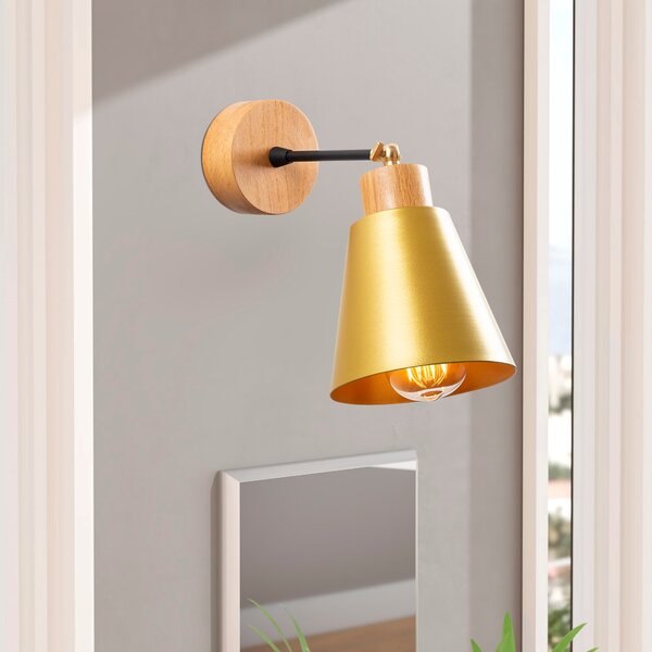ASIR Nástěnná lampa MANAVGAT zlatá