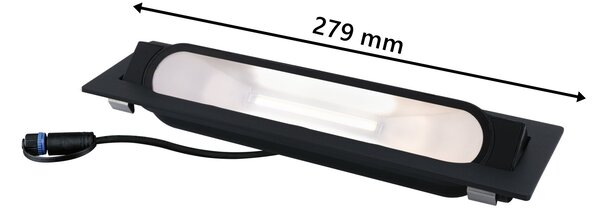 Paulmann 94668 Plug&Shine Ito Horizontal, zahradní reflektor s trnem 6,1W LED 3000K, antracit, délka 28cm, IP67