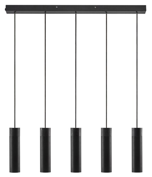 Nordlux Černé kovové závěsné světlo Tilo 80 cm