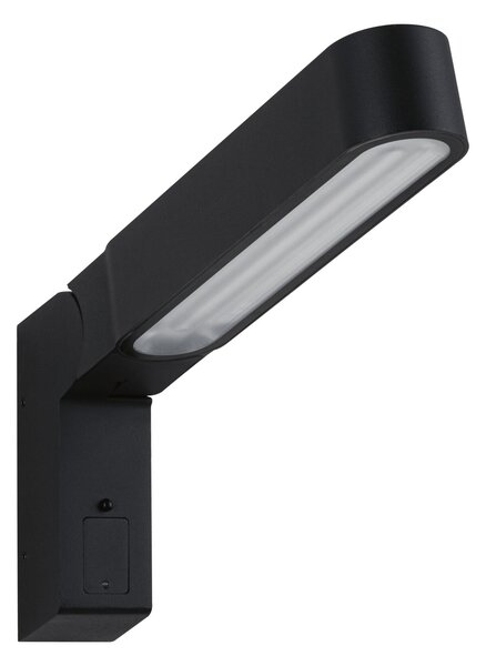 Paulmann 94549 Ito Vertical, nástěnné svítidlo se senzorem, 6W LED 3000K, antracit, výška 20cm, IP44