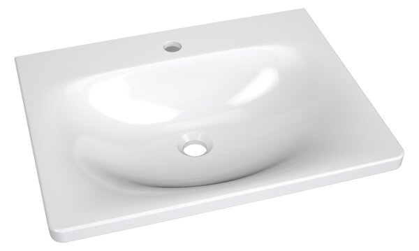 Ravak Balance umyvadlo 60x46.5 cm obdélníkový nábytkový bílá XJX01260000