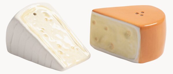Sada ručně vyrobené solničky a pepřenky Cheese, 2 díly