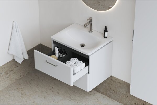 Ravak Balance umyvadlo 60x46.5 cm obdélníkový nábytkový bílá XJX01260000