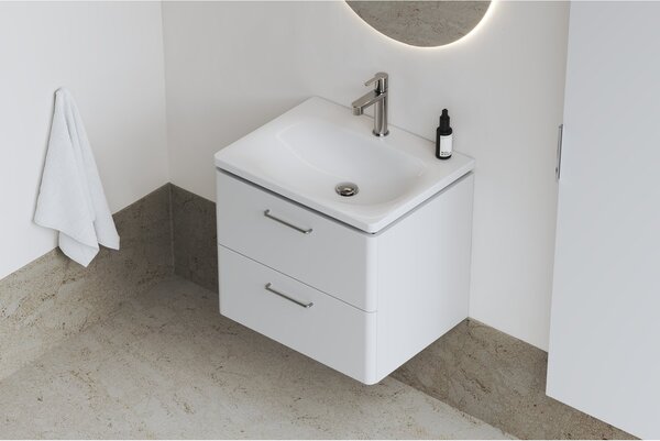 Ravak Balance umyvadlo 60x46.5 cm obdélníkový nábytkový bílá XJX01260000