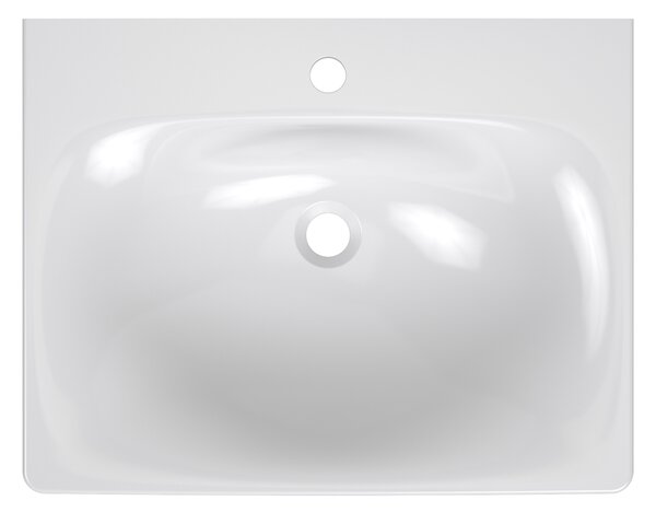 Ravak Balance umyvadlo 60x46.5 cm obdélníkový nábytkový bílá XJX01260000