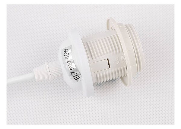 Bílo-měděný závěsný lustr Atlanta pro žárovku 3x E27 - Candellux - LED lustry a svítidla > Kolekce svítidel > Kolekce svítidel ATLANTA
