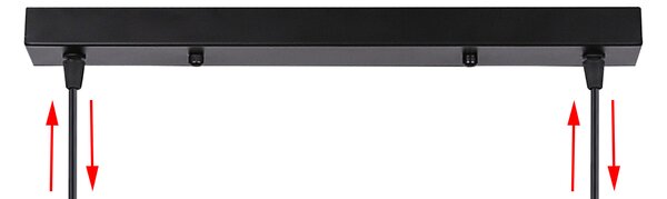 LED Solution Černo-měděný závěsný lustr Candida pro žárovku 3x E27 33-00736