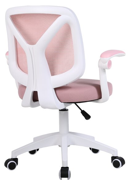 KONDELA Kancelářské křeslo, růžová/bílá, SOLARI