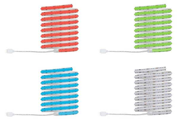 Paulmann 78864 SimpLED Full-Line COB, LED pásek 22W RGB včetně trafa a dálkového ovládání, 3m