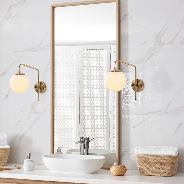 ASIR Nástěnná lampa VIRAN 45 mosazná