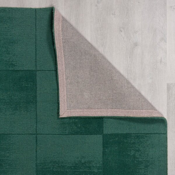 Flair Rugs, Kusový koberec Demi Check Ombre Green, 200x290, zelená, ložnice