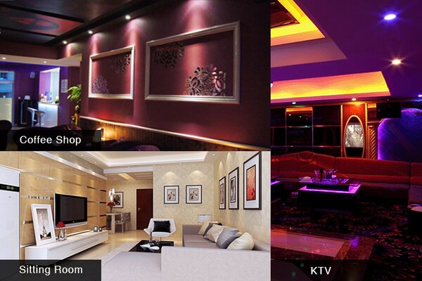 LED Solution Mi-Light MiBoxer RF Černý vestavný LED panel RGB+CCT 180mm 12W FUT066-B