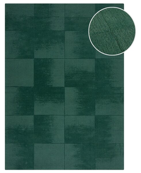 Flair Rugs, Kusový koberec Demi Check Ombre Green, 200x290, zelená, ložnice