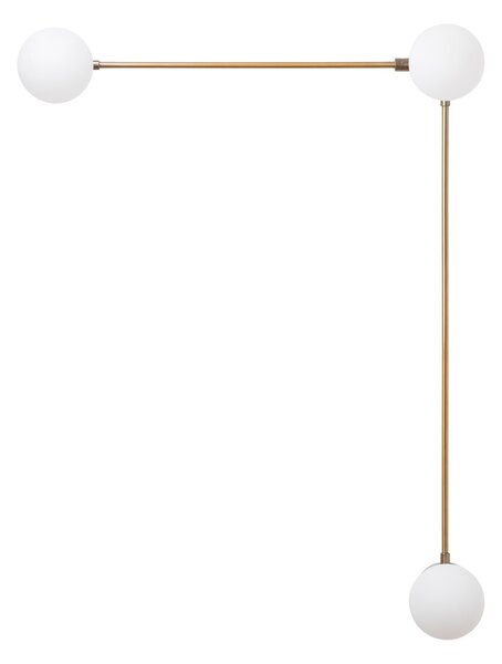 ASIR Nástěnná lampa DOMINO mosazná
