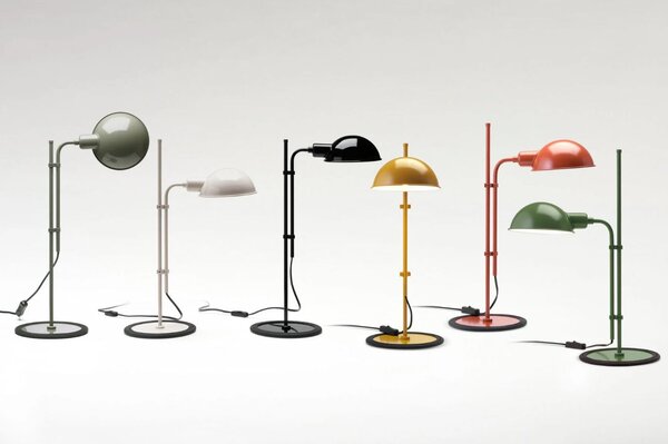 Marset A641-450 Funiculí S, stolní lampa nadčasového designu, 1xE14, terracota RAL 0504050, 50,3cm