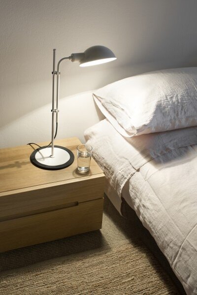 Marset A641-020 Funiculí S, stolní lampa nadčasového designu, 1xE14, šedá RAL 7003, 50,3cm