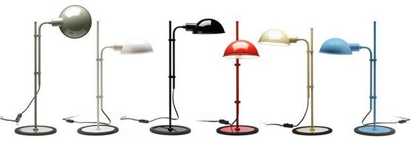 Marset A641-020 Funiculí S, stolní lampa nadčasového designu, 1xE14, šedá RAL 7003, 50,3cm