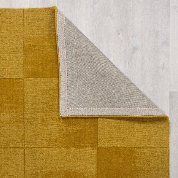 Flair Rugs, Kusový koberec Demi Check Ombre Yellow, 200x290, žlutá, ložnice