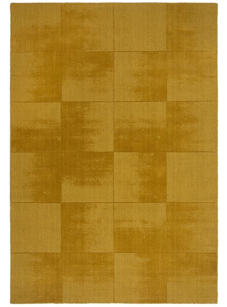 Flair Rugs, Kusový koberec Demi Check Ombre Yellow, 200x290, žlutá, ložnice