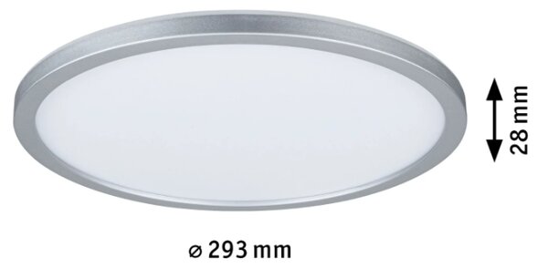 Paulmann 70991 Atria Shine, matně chromové stropní svítidlo s korónou, 16W LED 3000K, průměr 29,3cm
