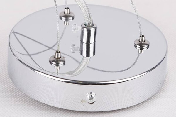 Candellux Šedý závěsný lustr Kioto pro žárovku 3x E27 31-67722