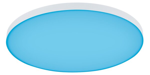 Paulmann 79897 Velora, subtilní stropní LED panel bez rámečku RGBW, ZigBee, 22W LED 3000K, průměr 40cm