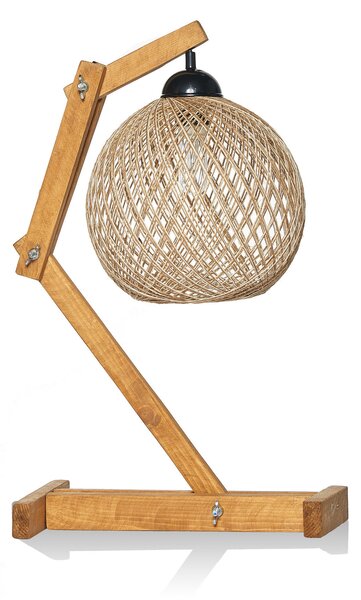 ASIR Stolní lampička BEEHIVE krémová hnědá