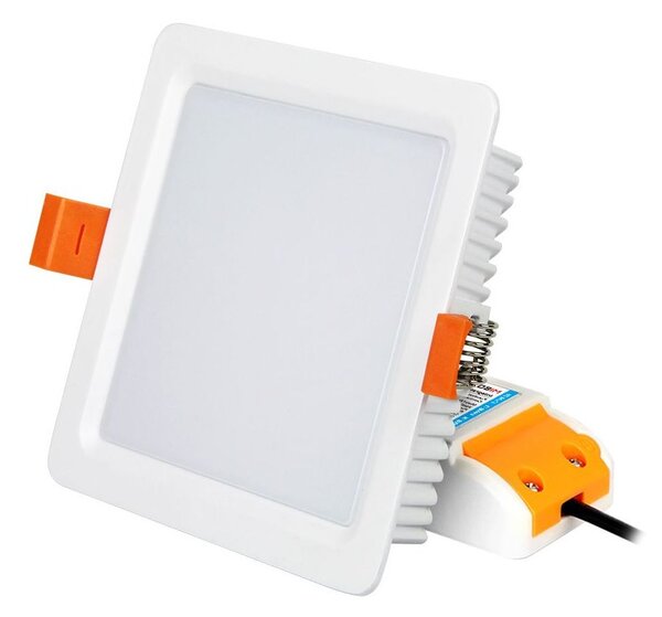 LED Solution Mi-Light MiBoxer RF Bílý vestavný LED panel hranatý RGB+CCT 120 x 120mm 9W FUT064