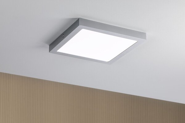 Paulmann 71024 Abia, stropní svítidlo, LED 22W 4000K, matný chrom, 30x30cm