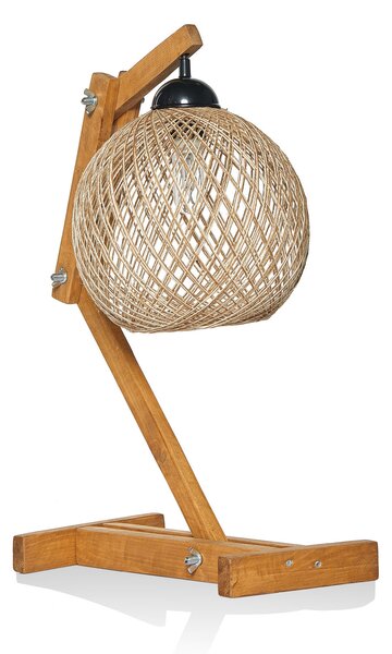 ASIR Stolní lampička BEEHIVE krémová hnědá