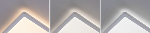 Paulmann 79927 Atria Shine, bílé stropní svítidlo s korónou s funkcí White Switch 22W LED 3000/4000/6500K, 58x20cm