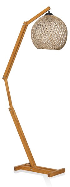 ASIR Stojací lampa BEEHIVE krémová hnědá
