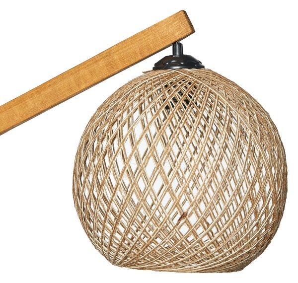 ASIR Stojací lampa BEEHIVE krémová hnědá