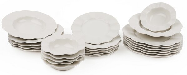 ASIR Porcelánová jídelní souprava 24 ks RICE krémová
