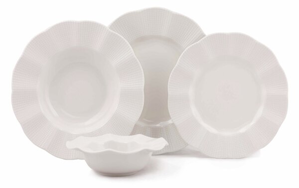 ASIR Porcelánová jídelní souprava 24 ks RICE krémová