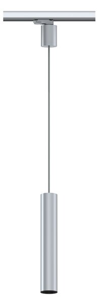 Paulmann 95397 ProRail3 Artemons, stříbrné závěsné svítidlo, 1x10W GU10, výška 38cm
