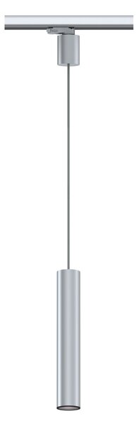Paulmann 95397 ProRail3 Artemons, stříbrné závěsné svítidlo, 1x10W GU10, výška 38cm